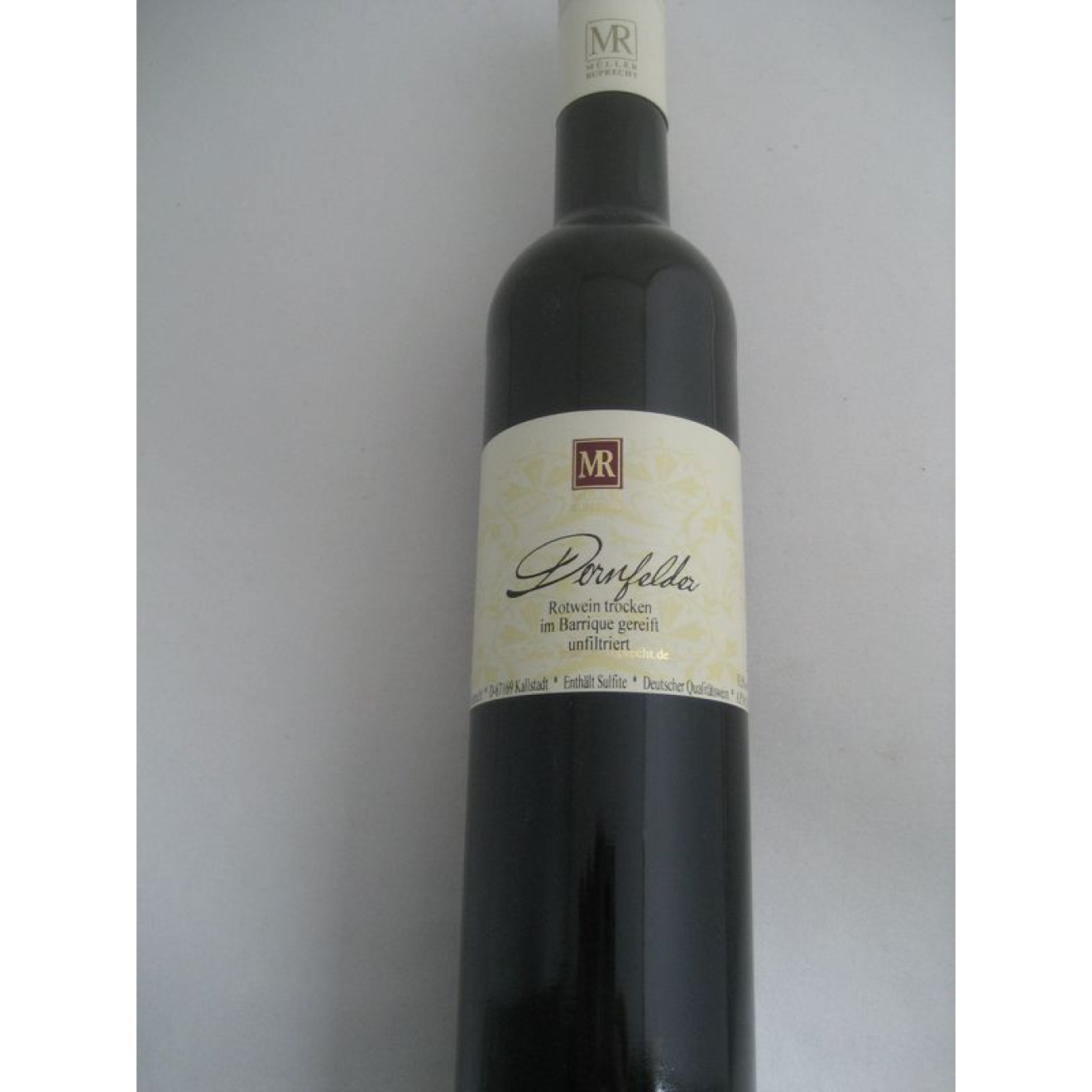 Pfälzer Rotwein MR Dornfelder Reserve TROCKEN 2009 0,50l