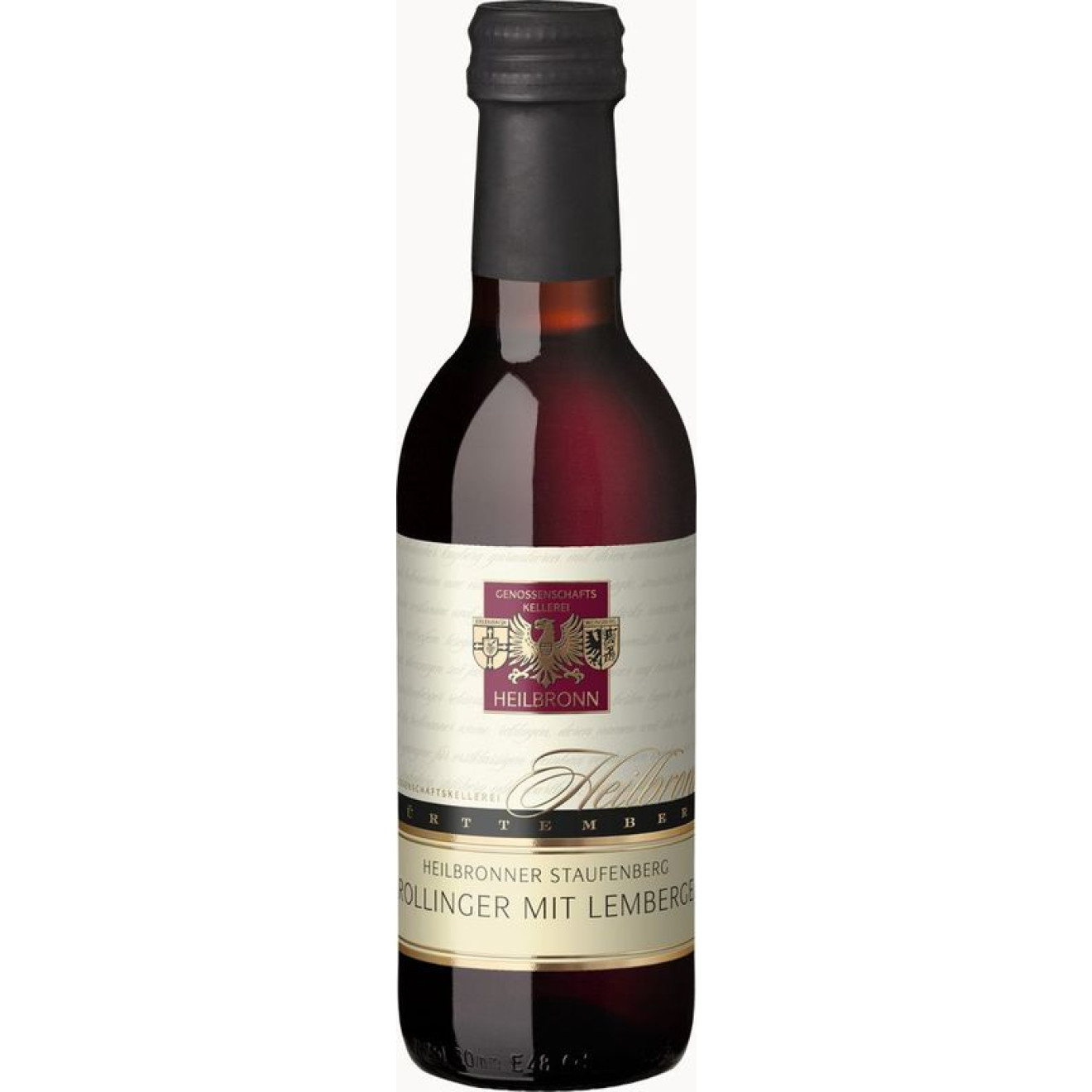 Heilbronner Staufenberg Trollinger mit Lemberger QbA 2016 0,25l