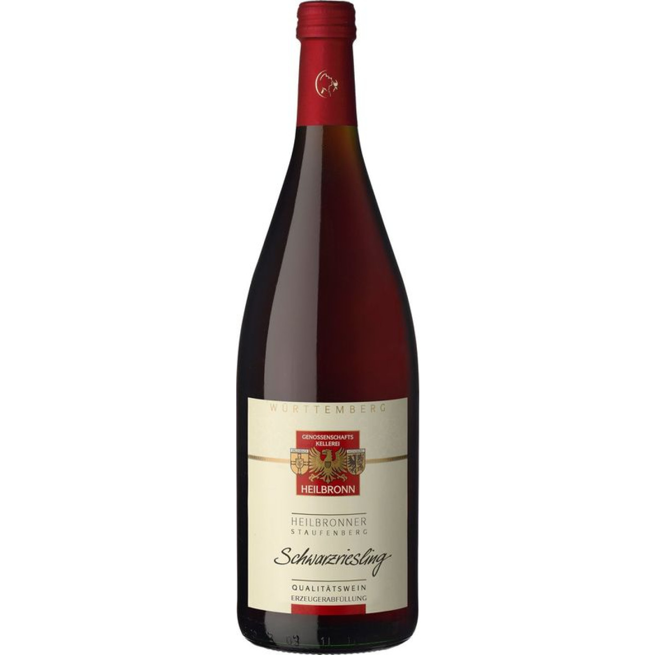 Heilbronner Staufenberg Schwarzriesling QbA halbtrocken 1,00l