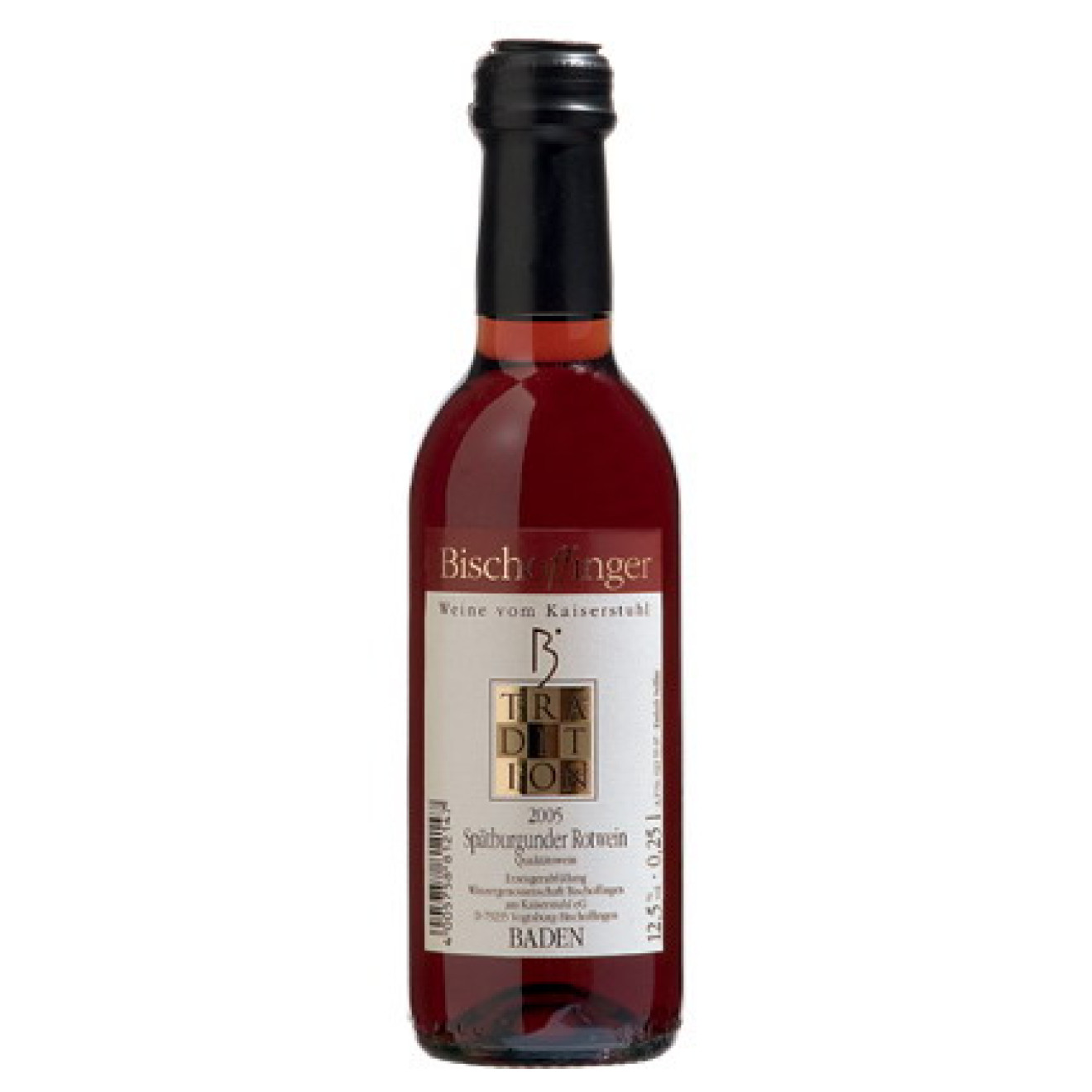 Bischoffinger Spätburgunder Rotwein QbA 2020 0,25l