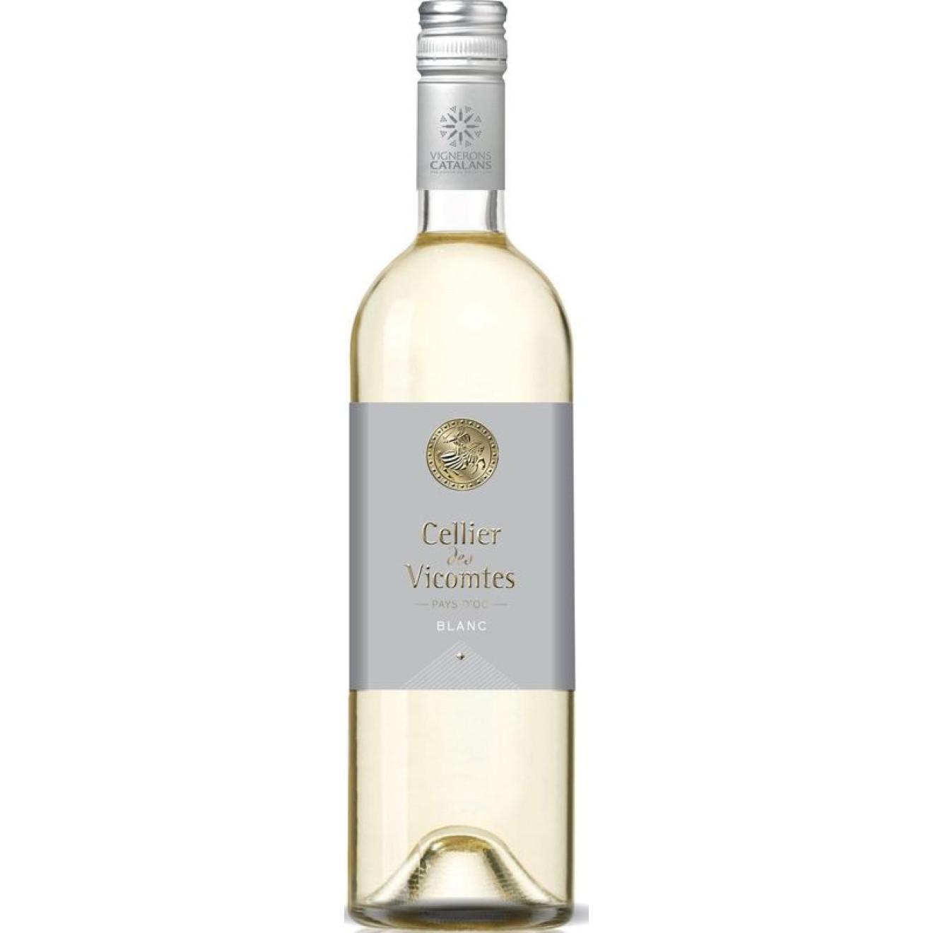 Cellier Vicomtes Blanc de Blancs Vin de Pays Catalan 2019 1,00l  Restposten