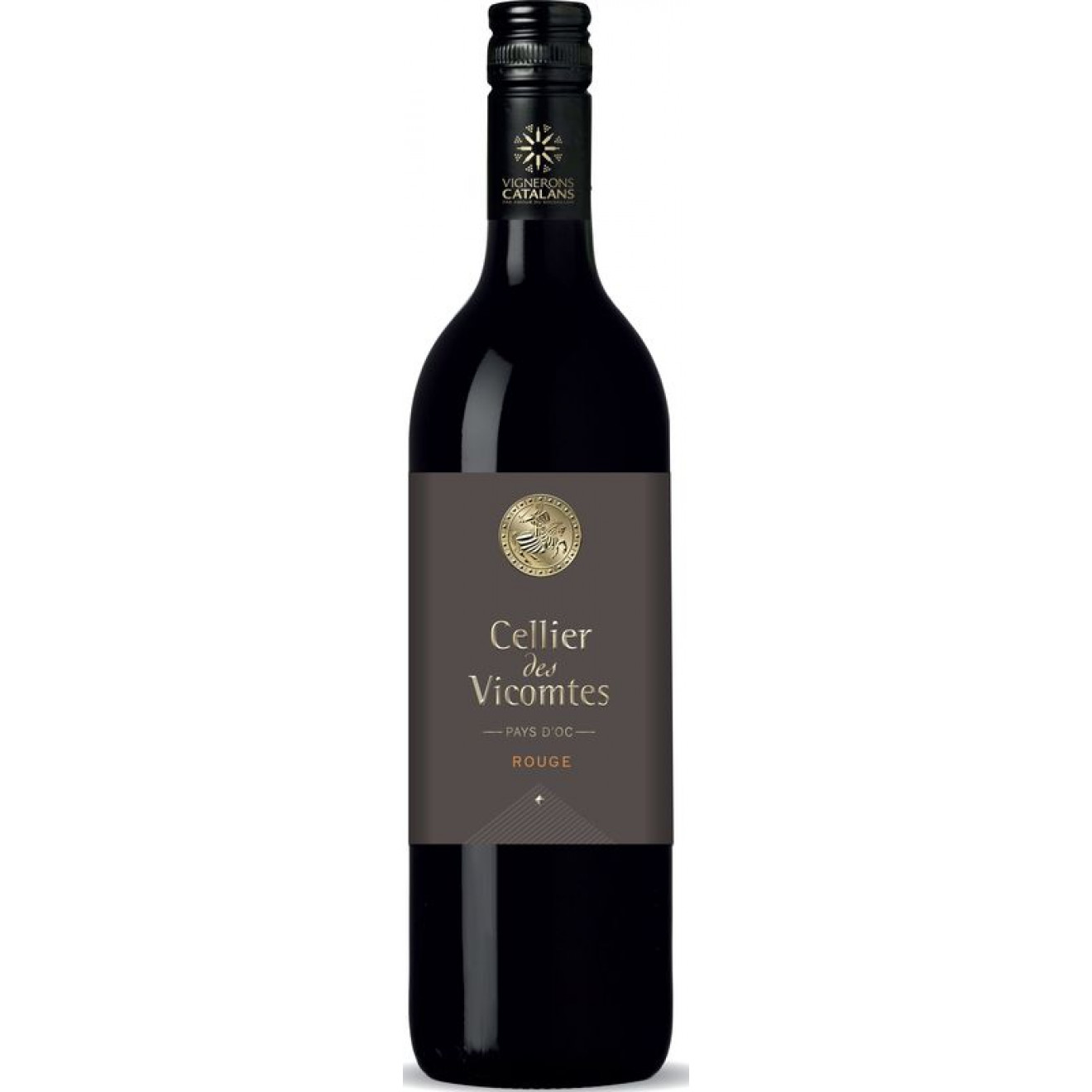 Cellier des Vicomtes Vin de Pays D`OC rouge 2019 1,00l