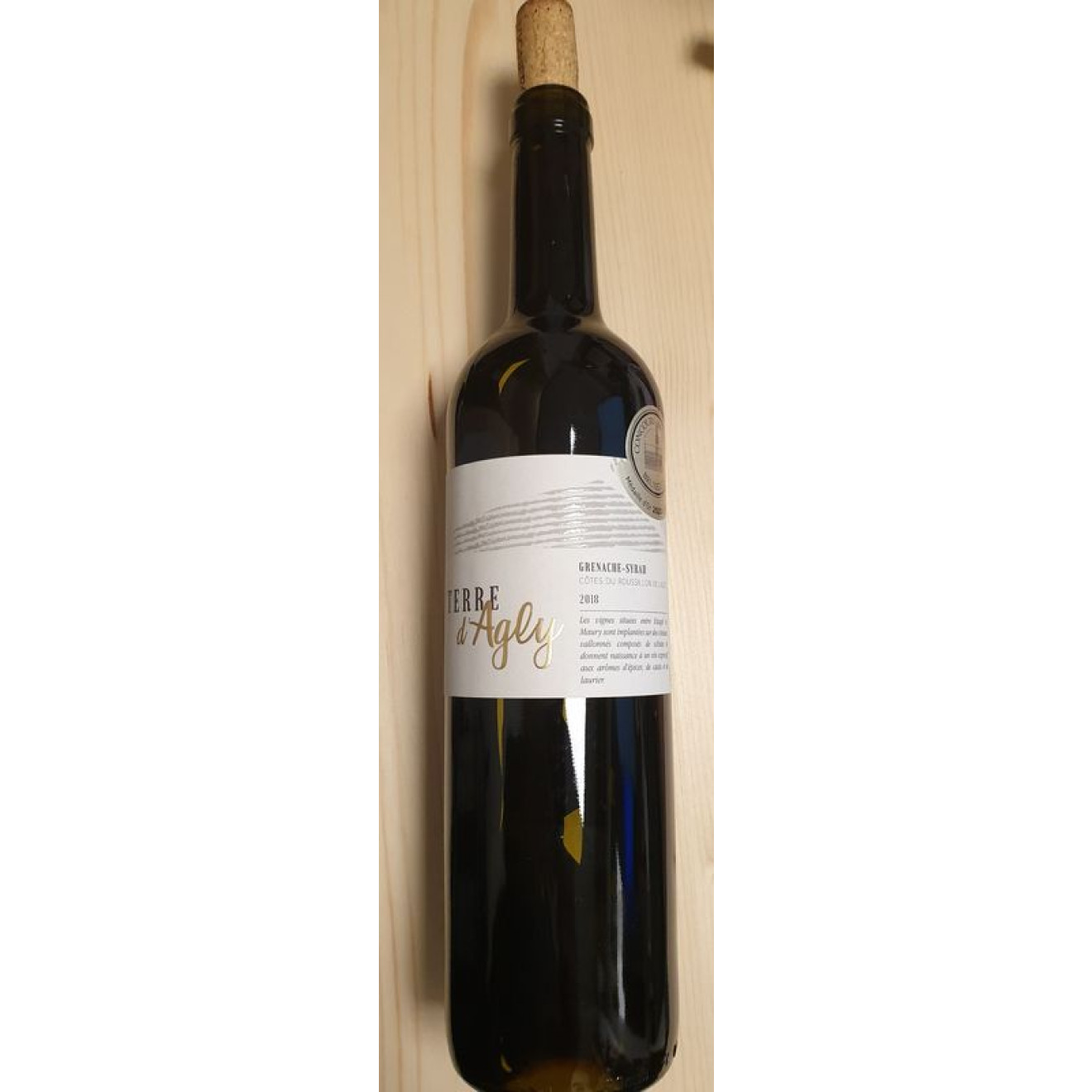 Terre d`Agly Cotes du Roussillion 2018 0,75l