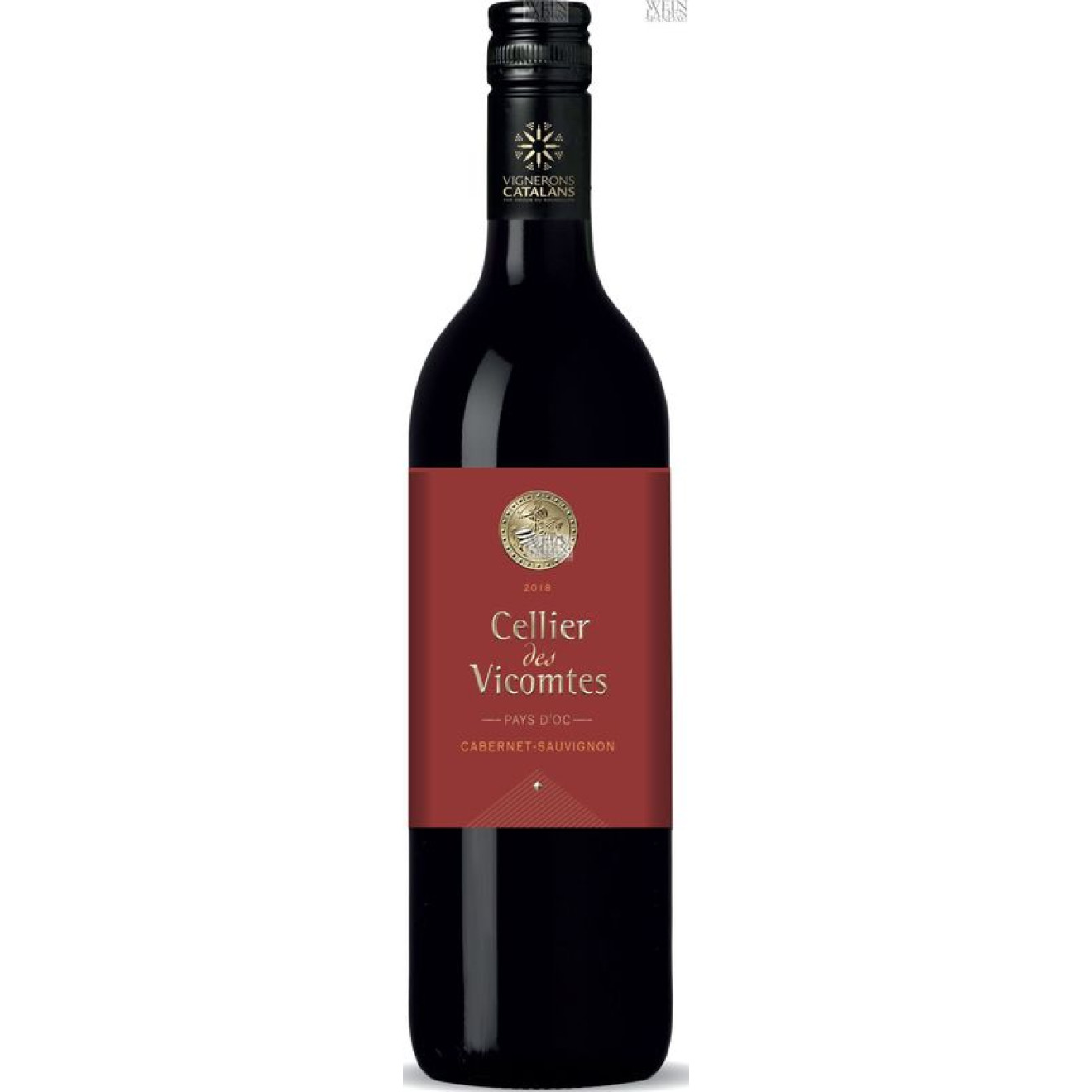 Cellier des Vicomtes Cabernet Sauvignon VDP d`Oc IGP 2022 1,00l