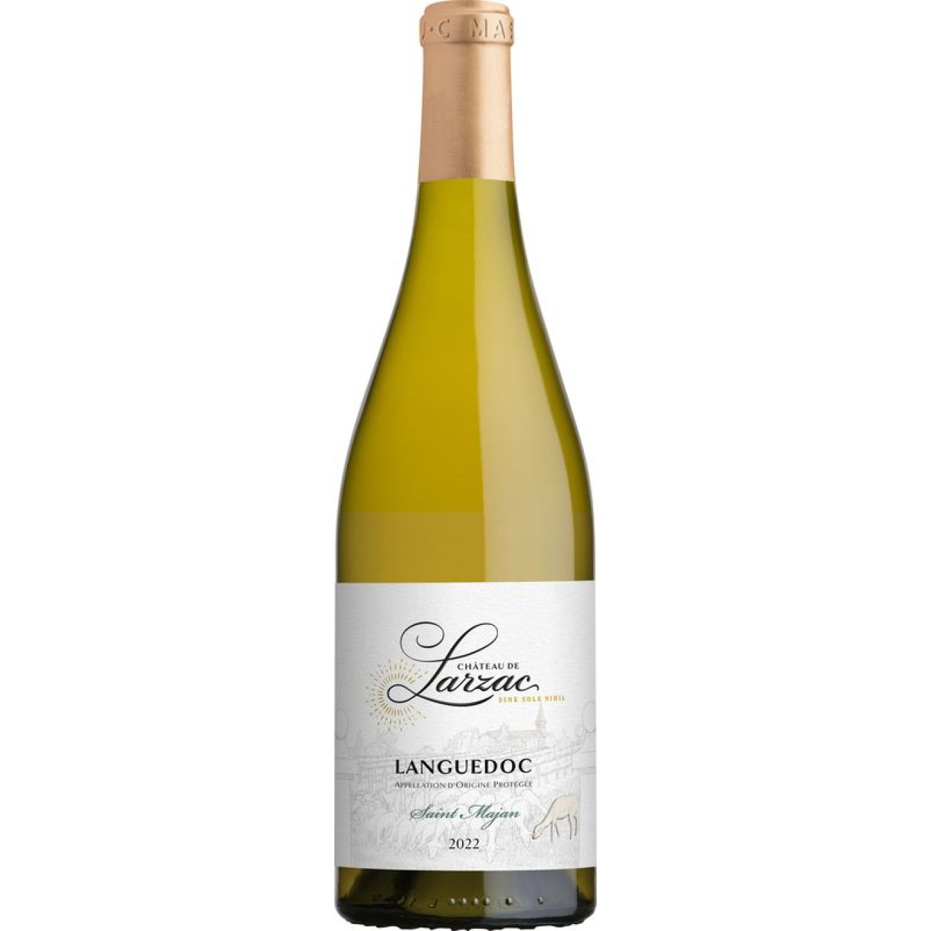 Chateau de Larzac Saint Majan blanc 2022 0,75l