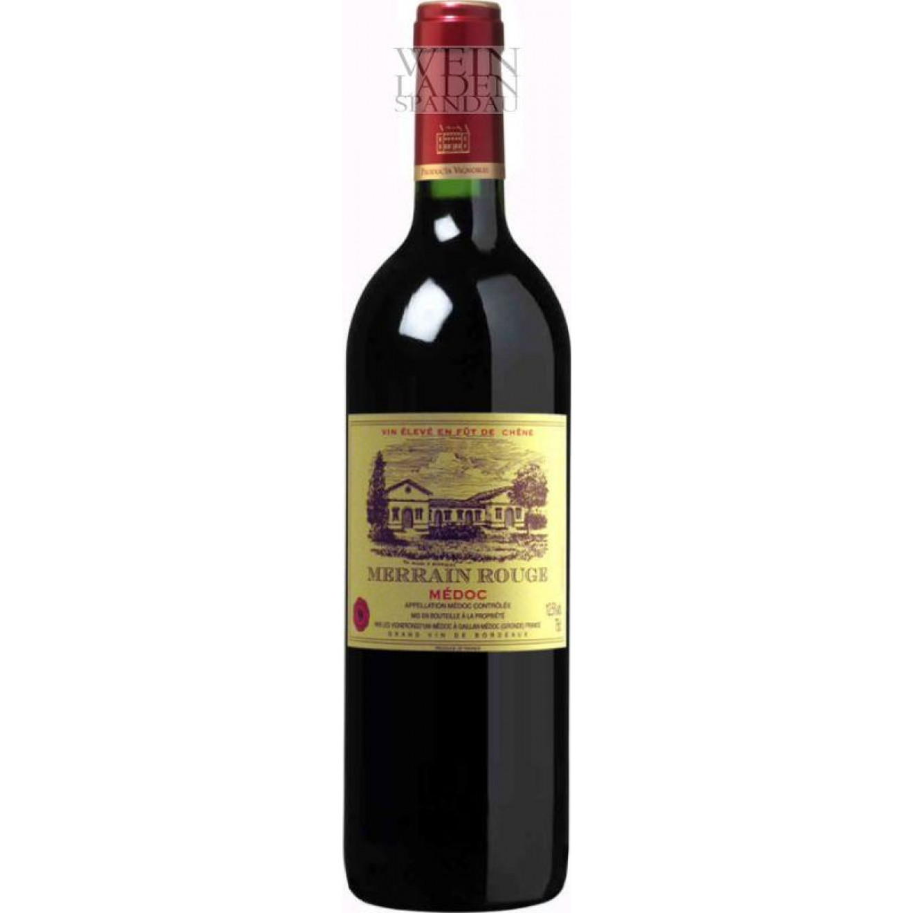 Merrain Rouge Grand Vin de Bordeaux - Medoc 0,75l 2016