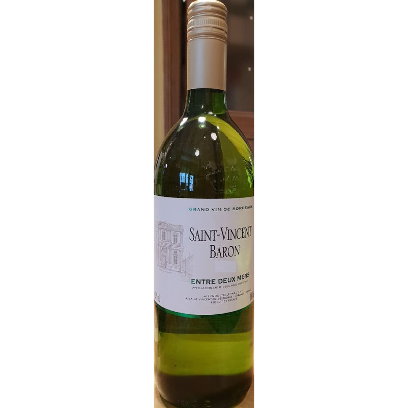 Saint - Vincent Baron - Entre Deux Mers Sauvignon - Semillion 2016 1,00l Saint - Vincent Baron - Entre Deux Mers Sauvignon - Semillion 2016 1,00l