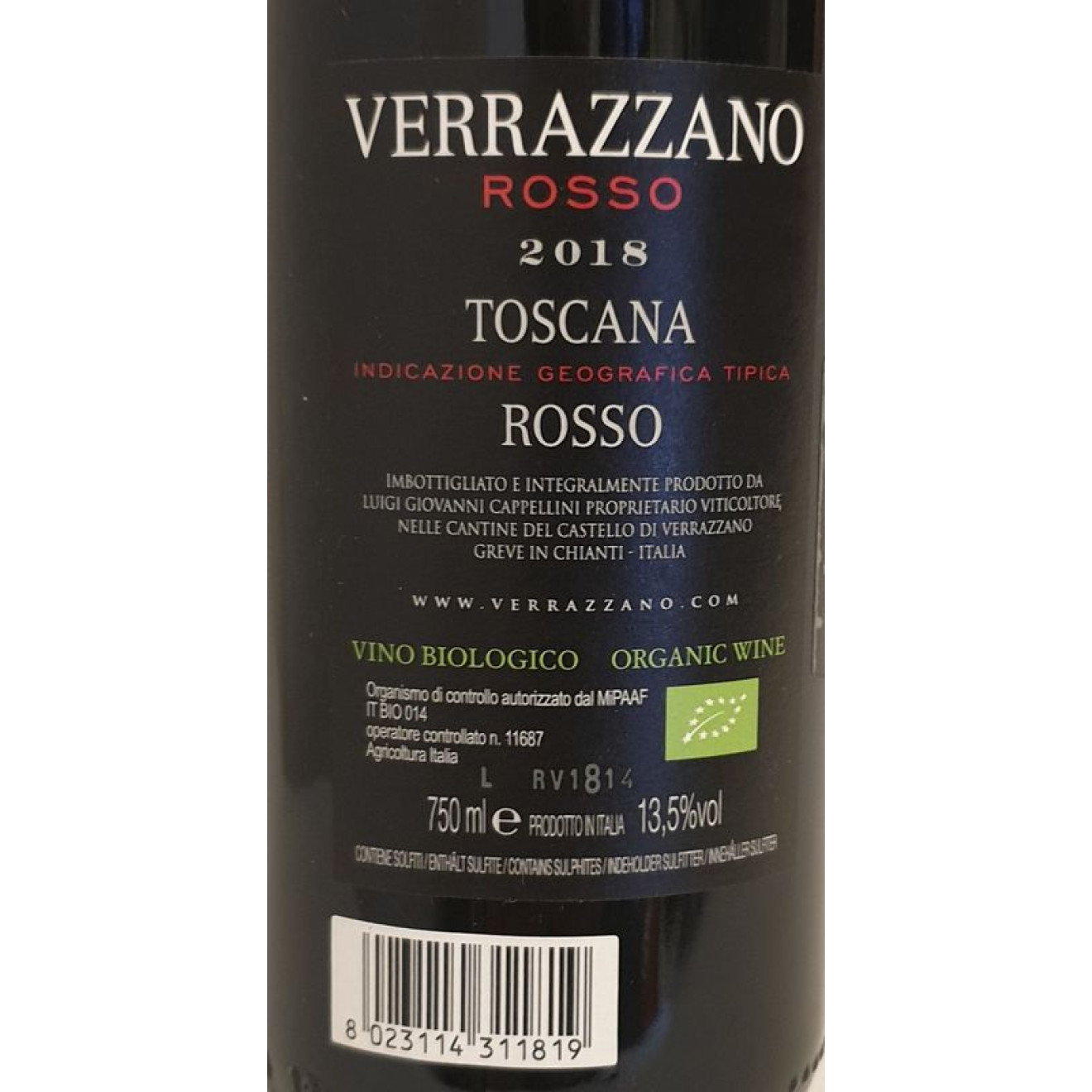 Vino IGT di Toscana Verrazzano Rosso Minituscan 2016 0,75l