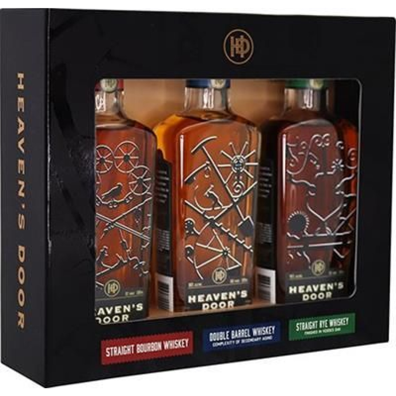 Heaven`s Door Trio 3x0,2l American Whisky in GP