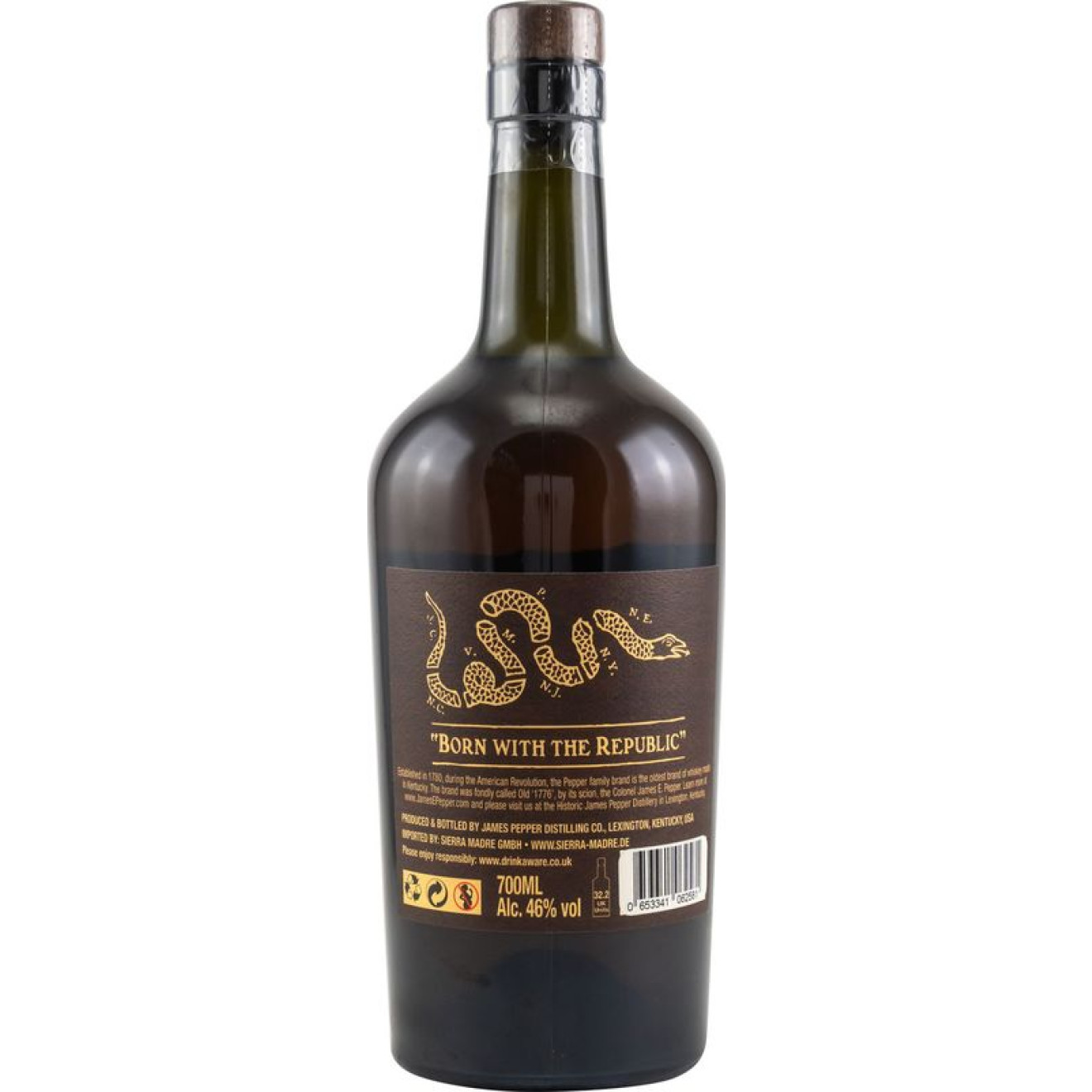 1776 Straight Bourbon Whisky James E. Pepper 0,70l 46%
