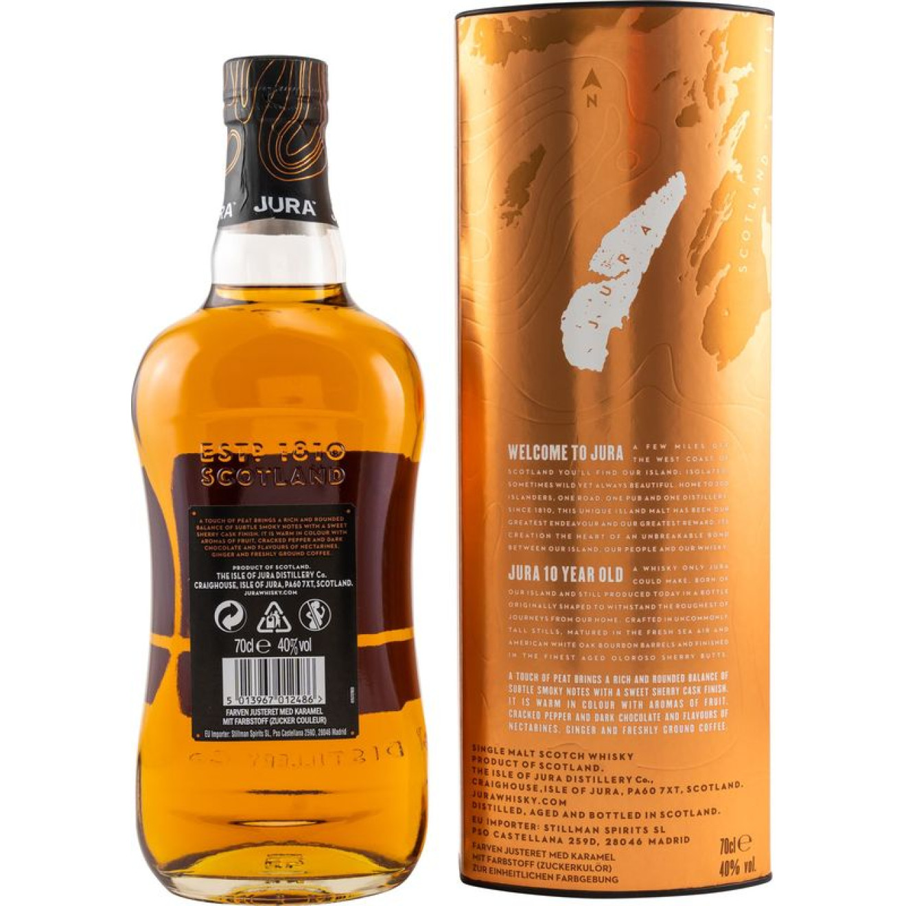 Jura Origin 10 Jahre Single Malt 40% 0,70l