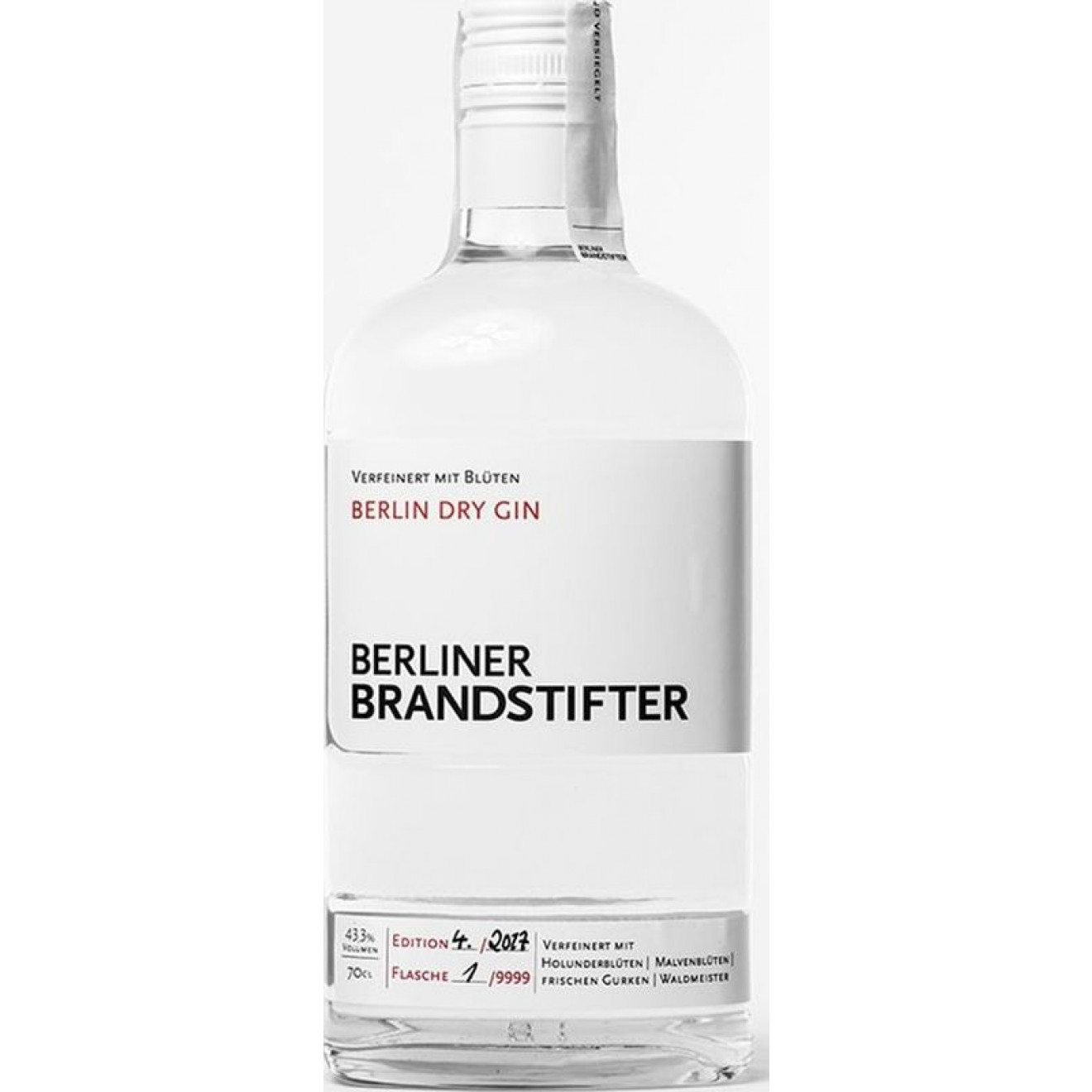 Berlin Dry Gin - Berliner Brandstifter 43,3% 0,7l