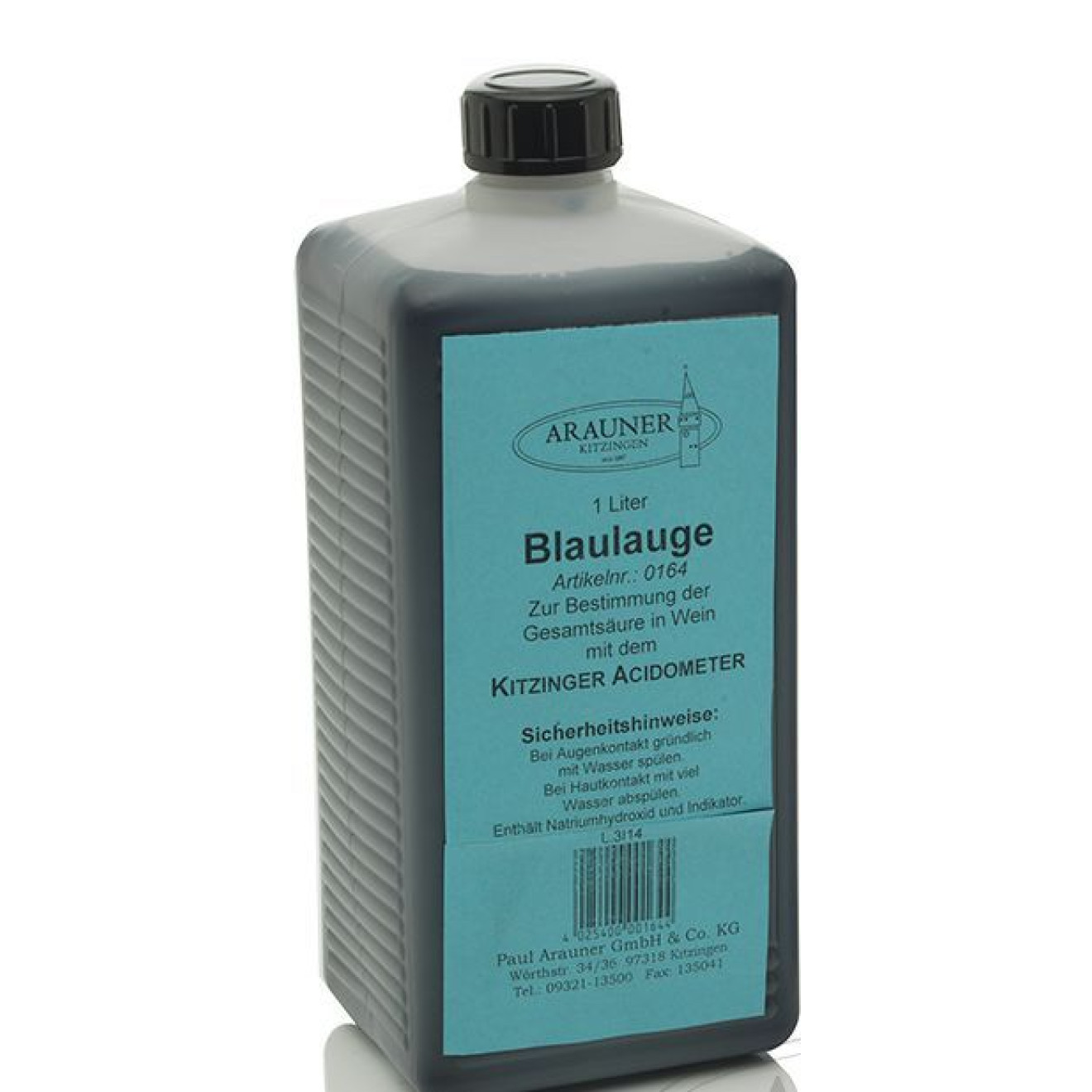 Blaulauge zur Gesamtsäurebestimmung 250ml 0,25l
