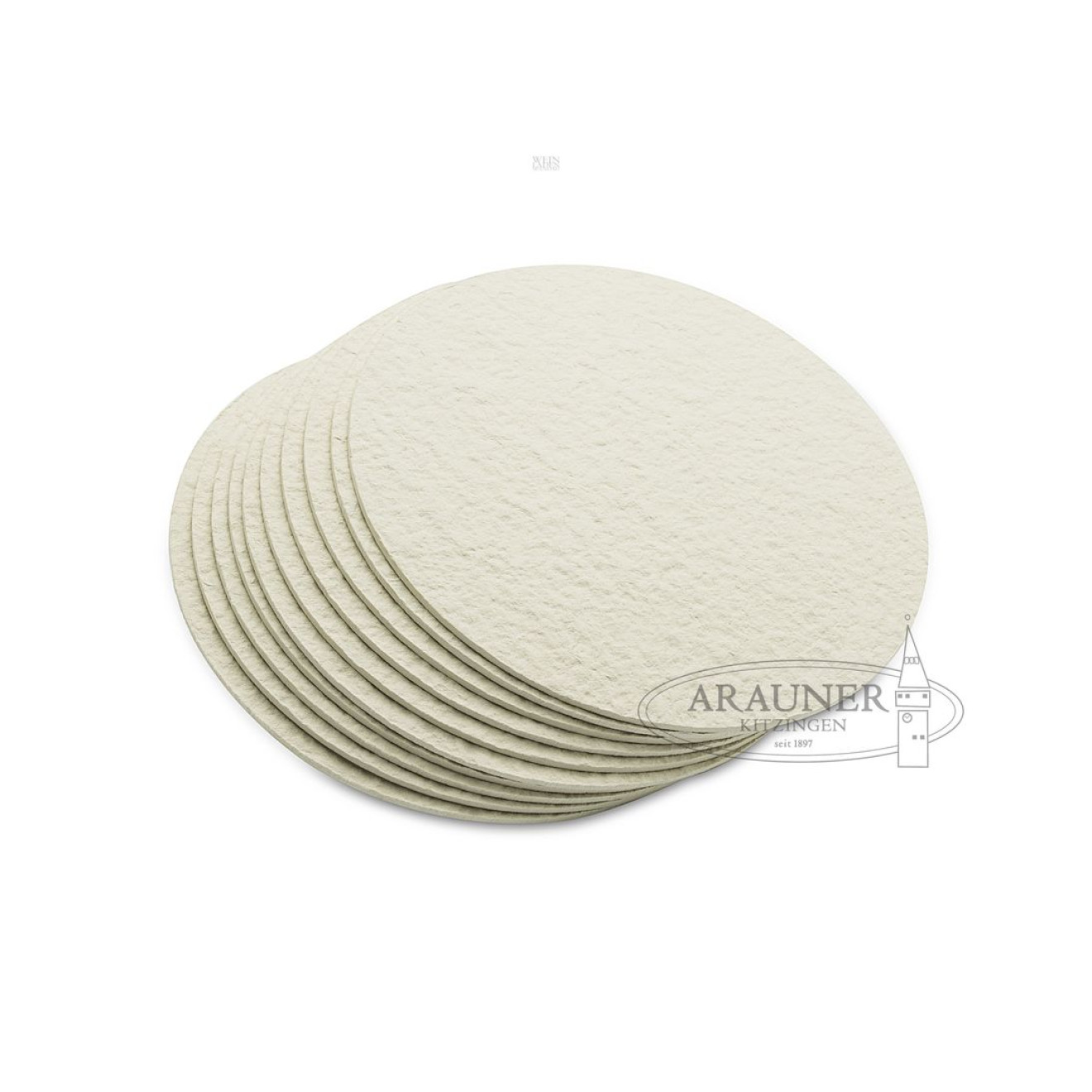 Ersatz-Filterschichten 222 mm rund, grob (KD 3) 1,00 Paket mit 10 Stück