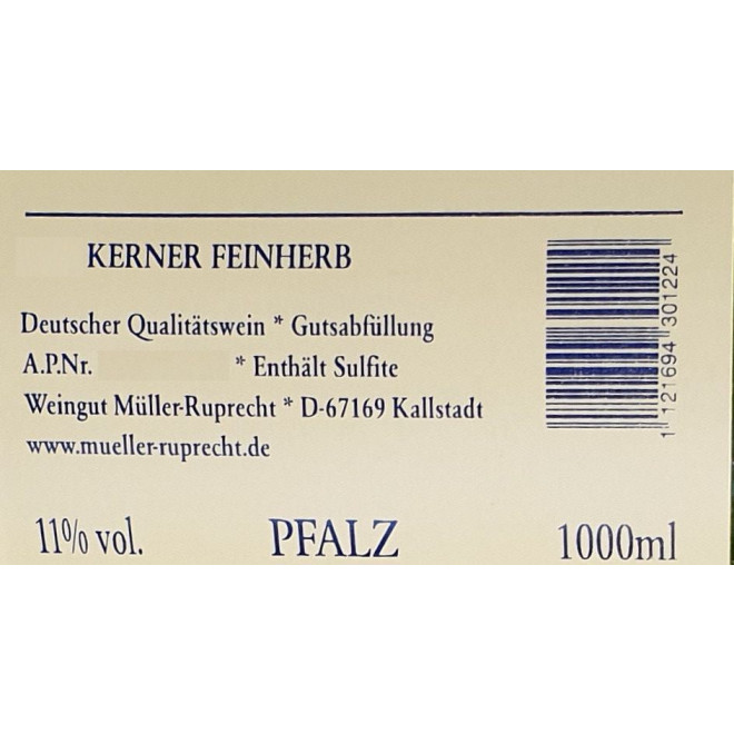 MR Kerner Feinherb 2023 1,00l
