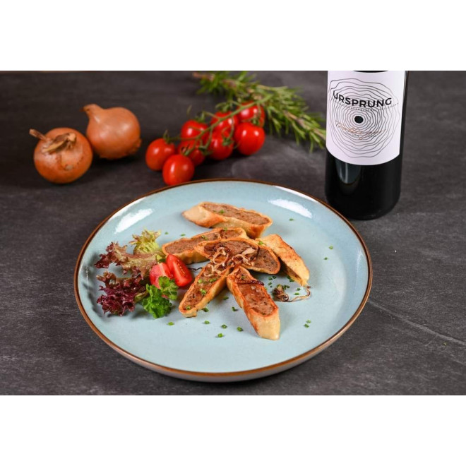 Gebratene Maultaschen und Trollinger