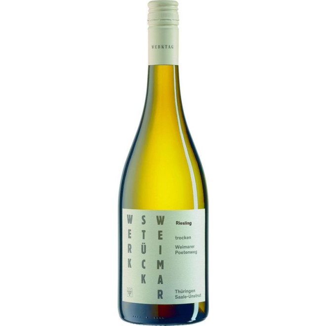 Weimarer Werkstück Poetenweg Riesling trocken DQW 2022 0,75l