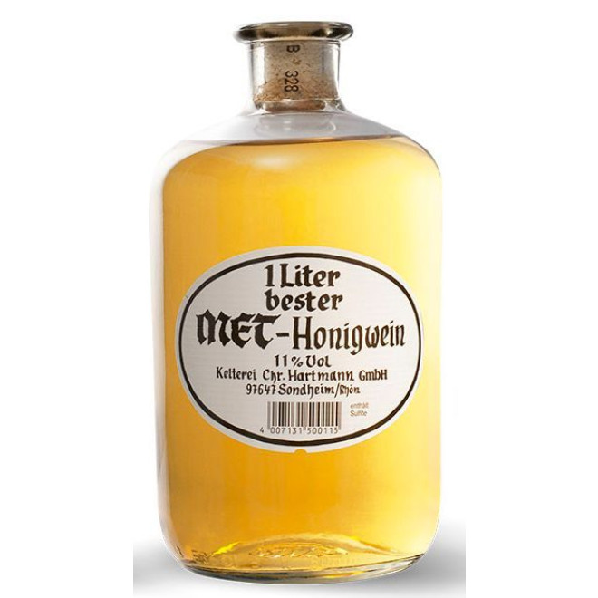 Met - Honigwein in der Apothekerflasche 1,00l
