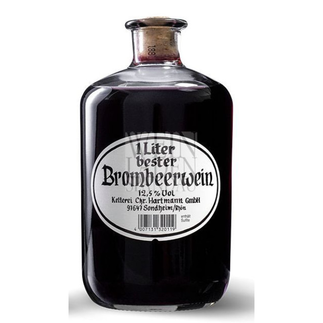 Brombeerwein in der Apothekerflasche 1,0l