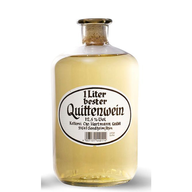 Quittenwein in der Apothekerflasche 1,0l derzeit nicht lieferbar