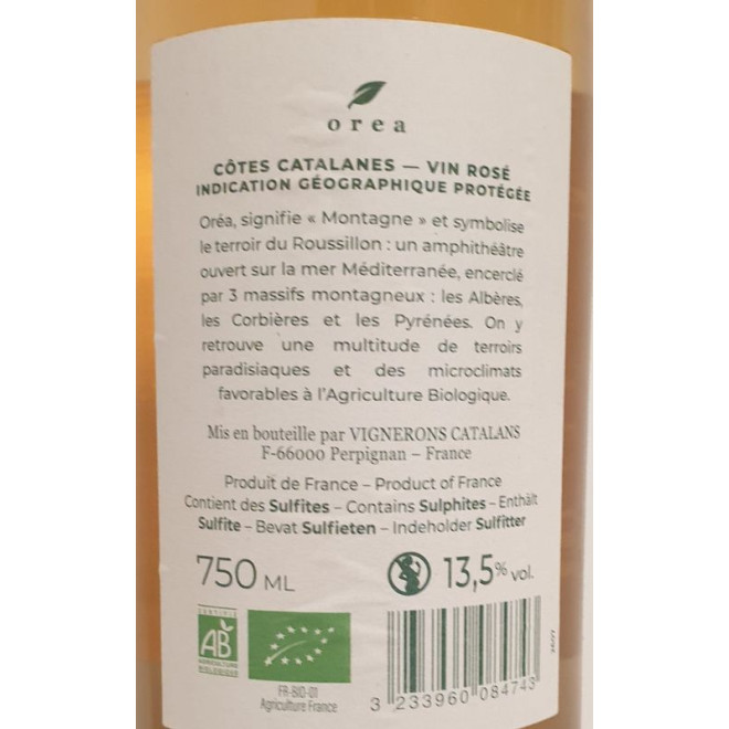 Orea IGP Catalan Rose 0,75l