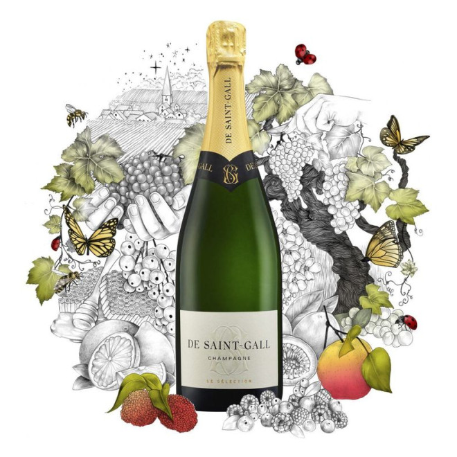 Champagner Sáint Gall Selection Brut 0,75l