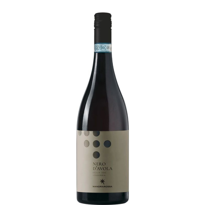 Nero d`Avola Costadune Sicilia DOC, Mandrarossa 2023 0,75l