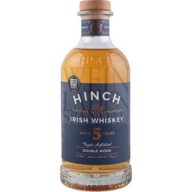 Hinch 5 Jahre Double Wood Blended Irish Whiskey 43% 0,70l.