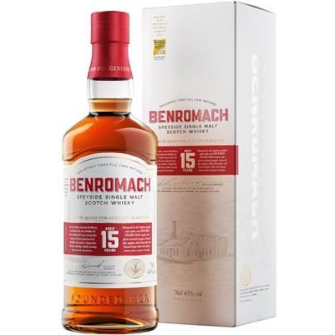 Benromach 15 years old Speyside Single Malt 43%vol.