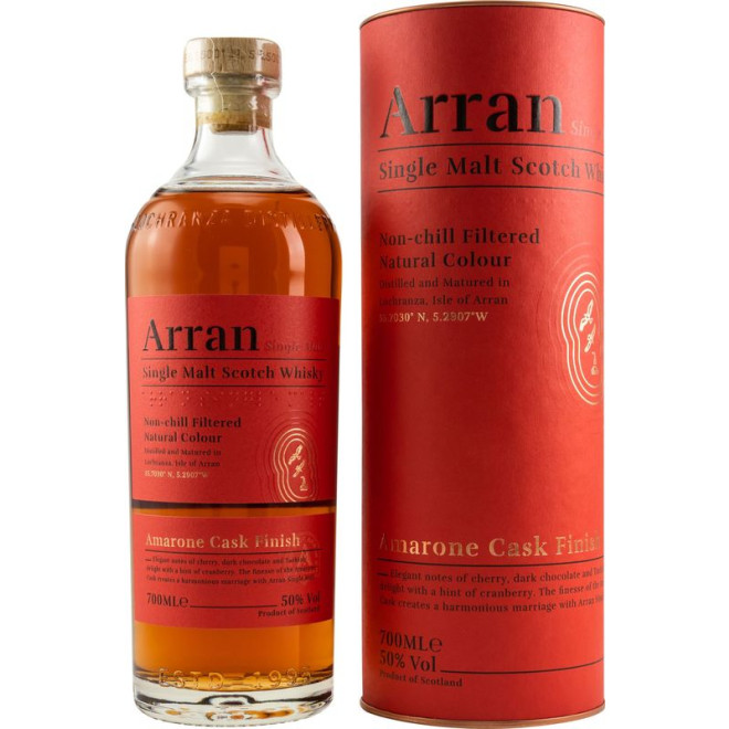 Whisky Arran Single Malt Amarone Cask 50% 0,70l