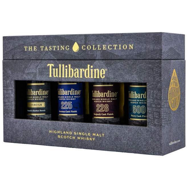 Whisky Tullibardine Mini Collection 4x0,05l 43%l zur Zeit nicht lieferbar