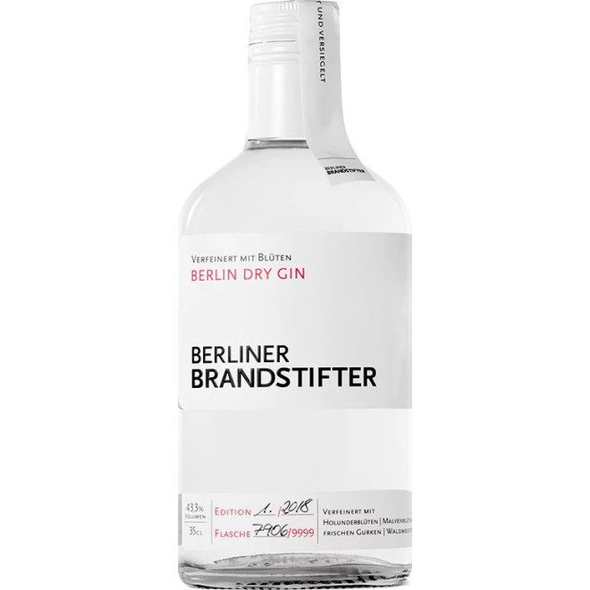 Berlin Dry Gin - Berliner Brandstifter 43,3% 0,35l