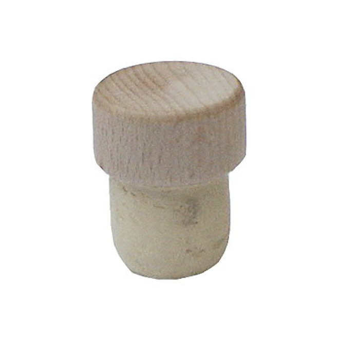 18mm Holzgriffkorken Griff Holz nur für stehende Lagerung 1,00St