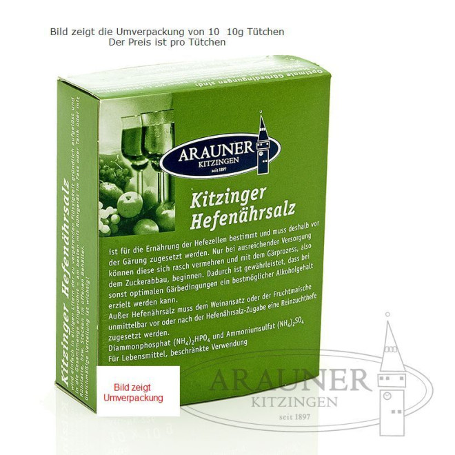 Hefenährsalz 1 x 10g Pulver Tüten 0,01St