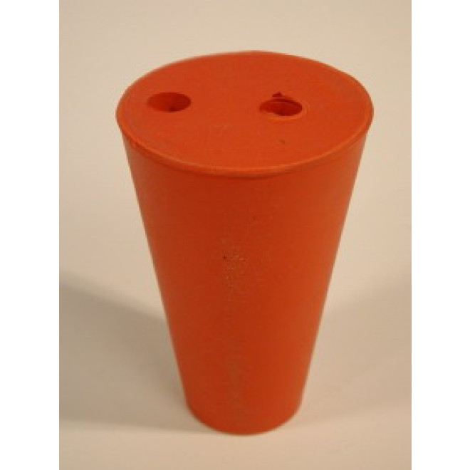 60/35mm Gummistopfen 2 x 10mm Loch 1,00St