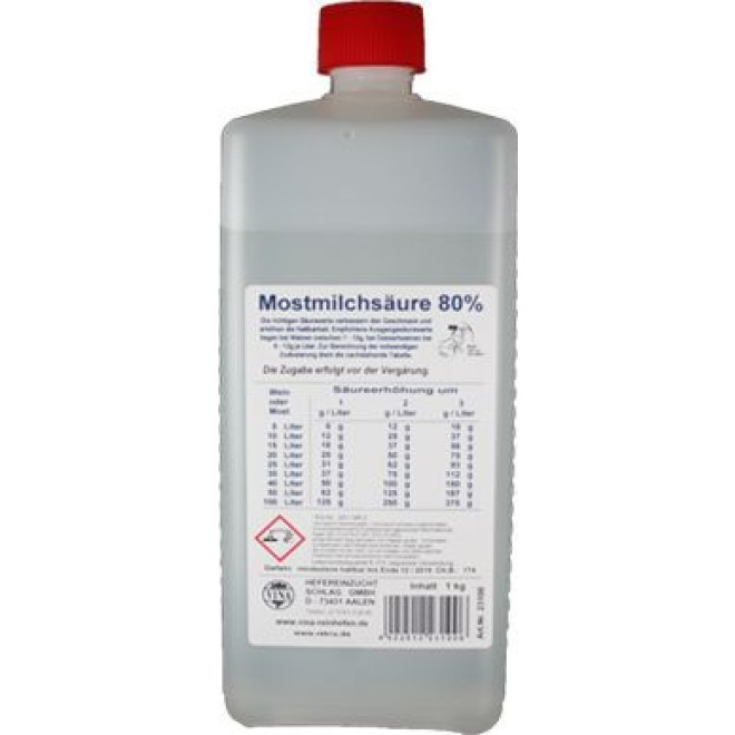 Milchsäure 80% 1kg