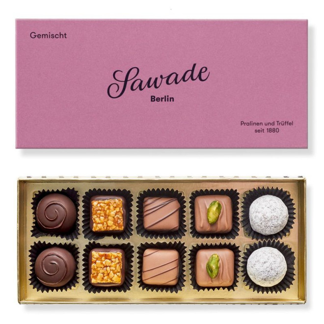 SAWADE Pralinenschachtel gemischt 115g