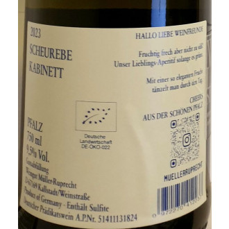 MR Scheurebe Kabinett 2023 0,75l