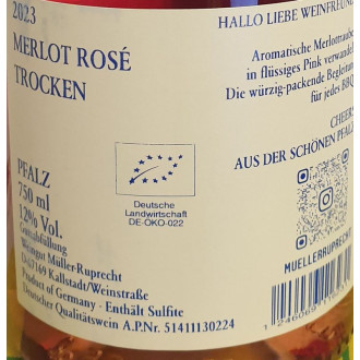 MR Pink Lady Merlot rosé BIO 2023 0,75l