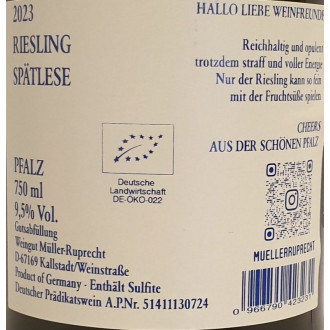 MR Riesling Spätlese Bio 2023 0,75l