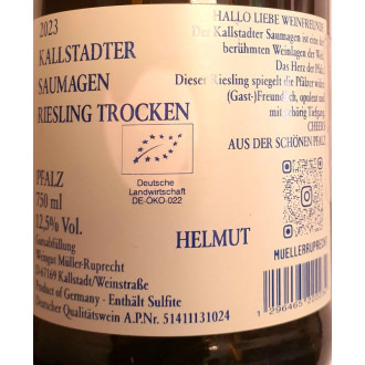 MR Kallstadter Saumagen Riesling trocken BIO 2023 0,75l