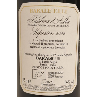 Barbera D`Alba DOC Castellero Barbera 2022 0,75l