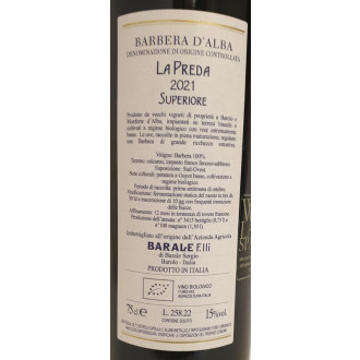 Barbera d`Alba Preda Bio 2021 0,75l