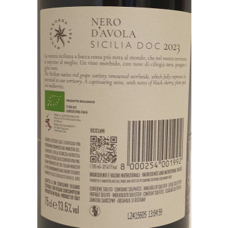 Nero d`Avola Costadune Sicilia DOC, Mandrarossa 2023 0,75l
