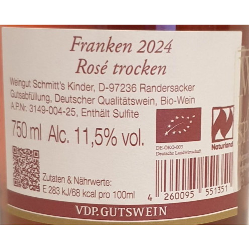 Rosé trocken VDP.Gutswein Bio 2024 0,75l