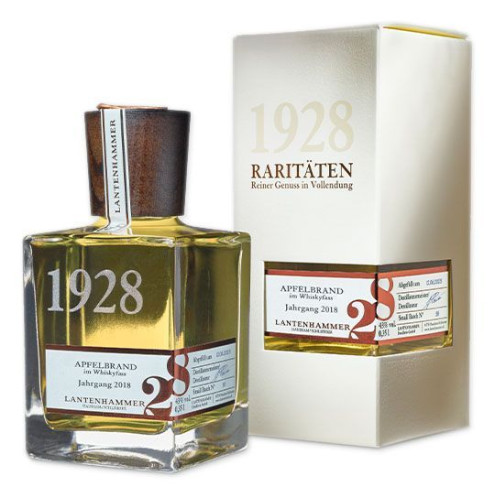 Apfelbrand im Whiskyfass Jahrgang 2018 Lantenhammer 42% 0,35l