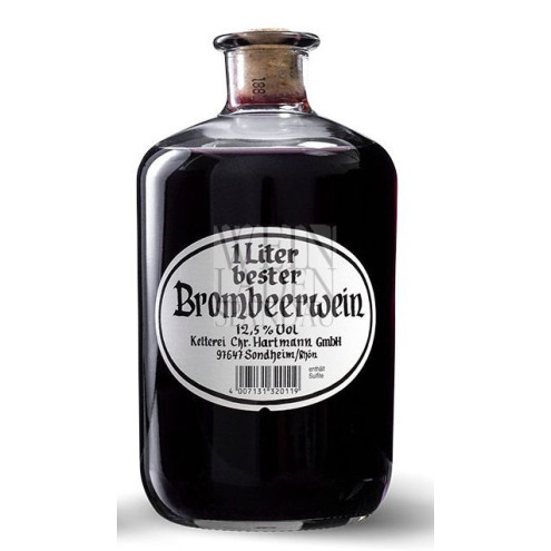 Brombeerwein in der Apothekerflasche 1,0l