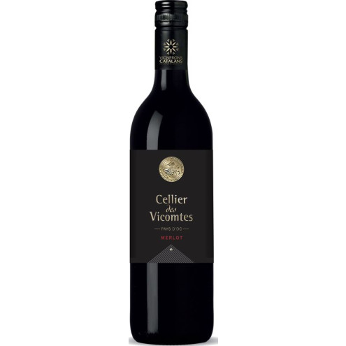 Cellier des Vicomtes Merlot Vin de Pays d`Oc rouge IGP 2018 1,00l Cellier des Vicomtes Merlot Vin de Pays d`Oc rouge IGP 2018 1,00l
