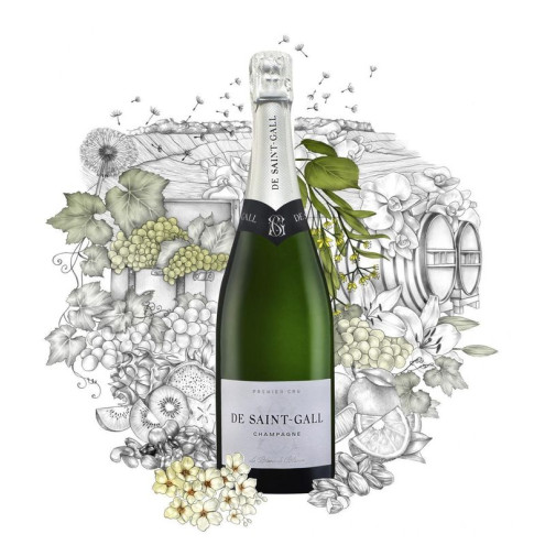 Champagne de Saint Gall Premier Cru Brut Blanc des Blancs 0,375l ausverkauft