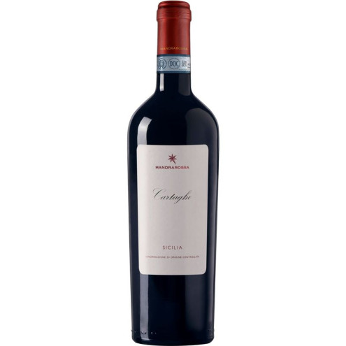 Cartagho Rosso Sicilia Nero D`AVOLA DOC, Mandrarossa 2019 0,75l